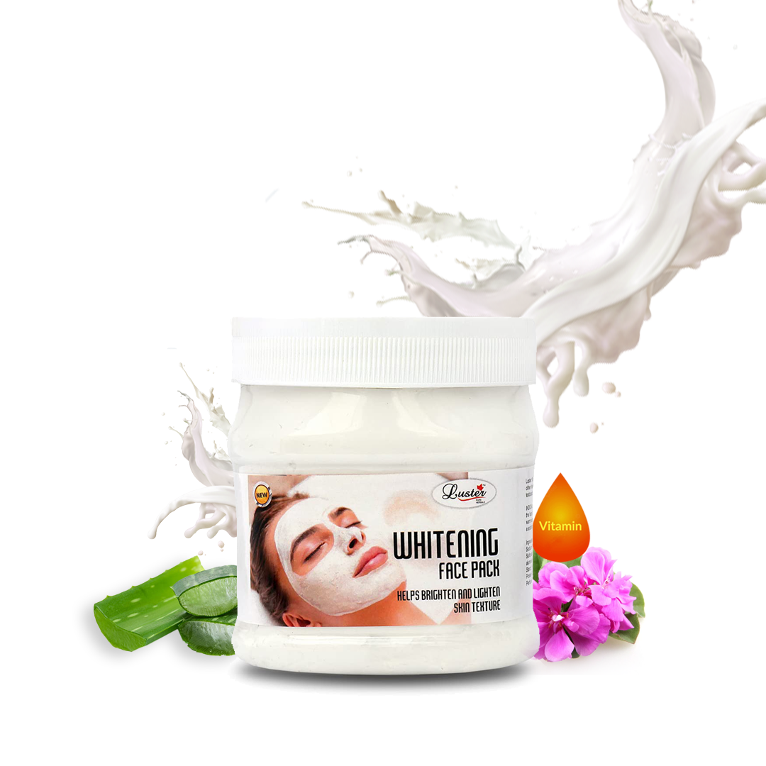 Luster Whitening Face Pack For Glowing Skin 500ml Luster Cosmetics