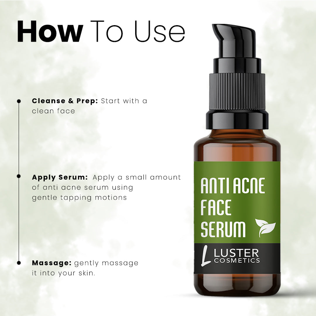 Facial serum store for acne