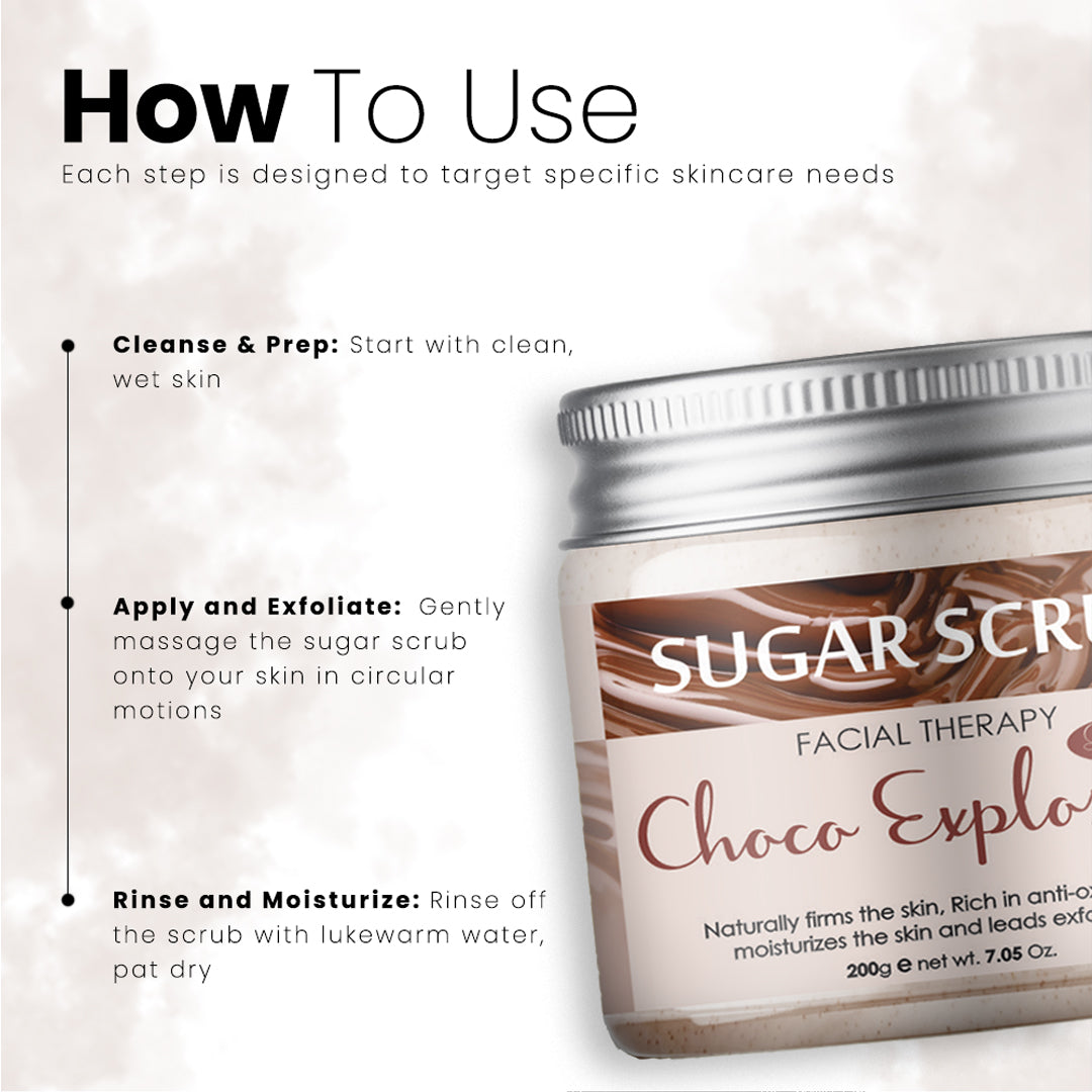 Luster Choco Explosion Sugar Scrub - 200gm