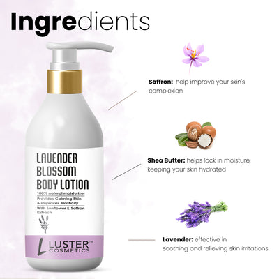 Luster Cosmetics Lavender Blossom Body Lotion - 300ml