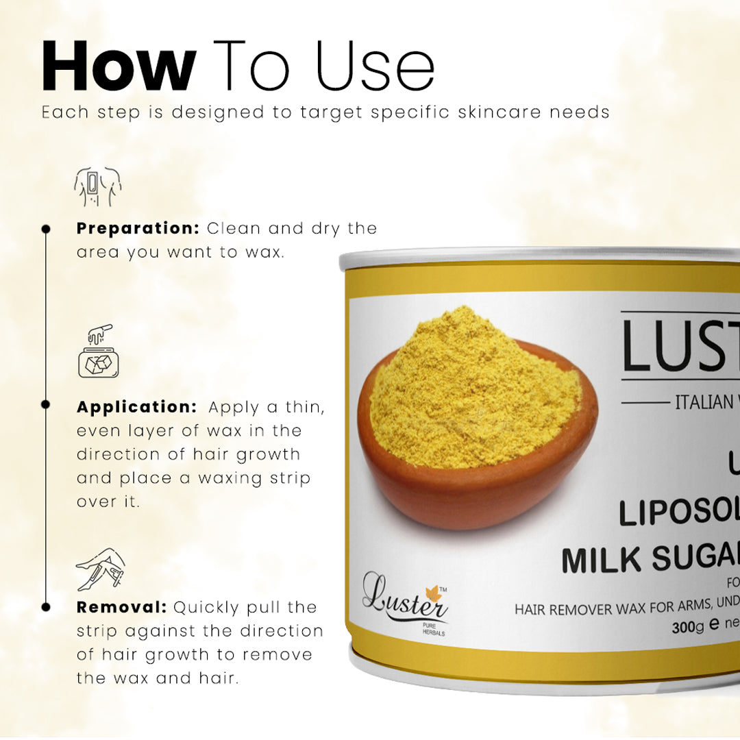 Luster Ubtan Hair Removal Hot Wax - 300ml