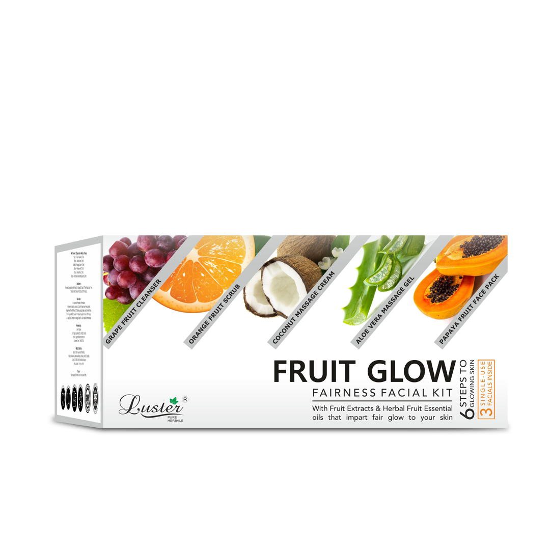 Luster Fruit Glow Fairness Facial Kit - 120ml