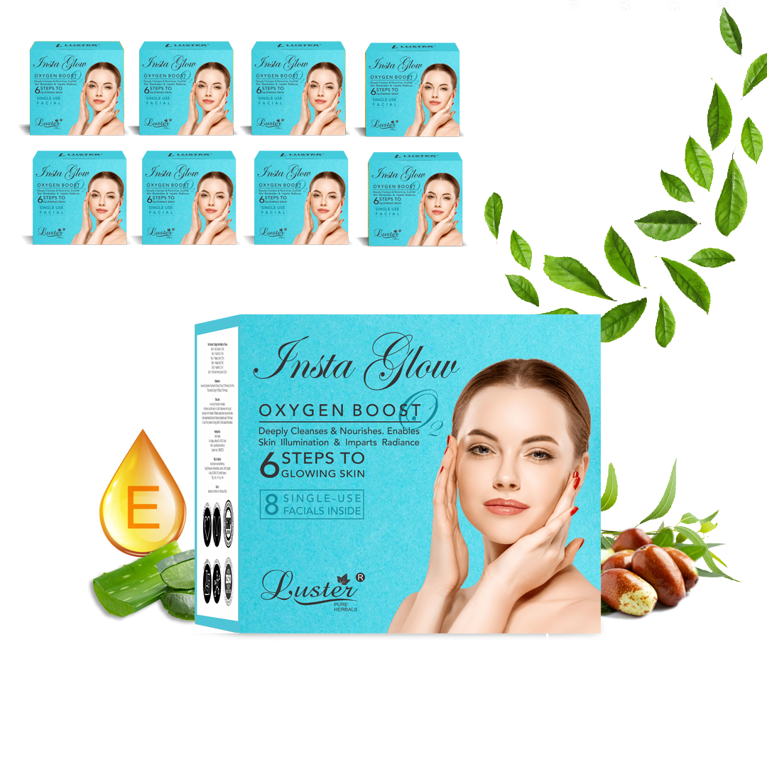 Luster Insta Glow Oxygen Boost Facial Kit - 320ml