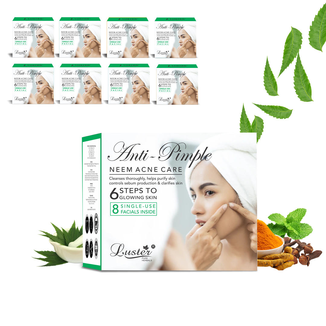 Luster Anti-Pimple Neem Acne Care Facial Kit – 320ml