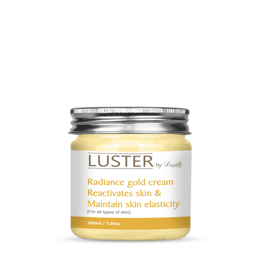 Luster Radiance Gold Massage Cream (Paraben & Sulfate Free)-200 ml - Luster Cosmetics