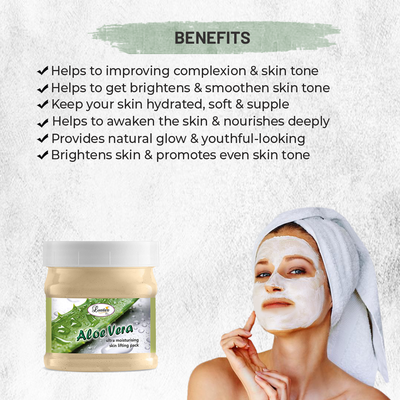 Luster Aloe Vera Skin Nourishing Face Pack - 500g