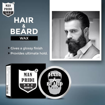 Man Pride Brand Co. Stronghold Hair & Beard Wax - 75g