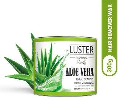 Luster Aloe Vera Hair Removal Hot Wax - 300ml