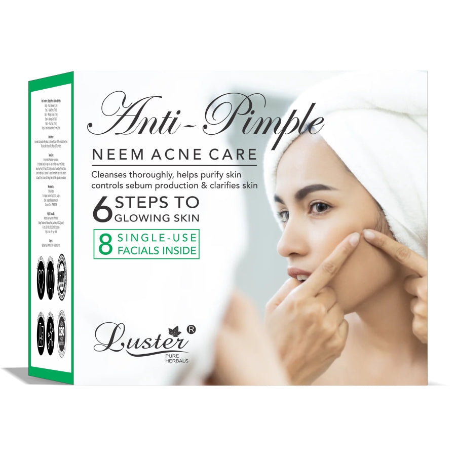 Luster Anti-Pimple Neem Acne Care Facial Kit – 320ml