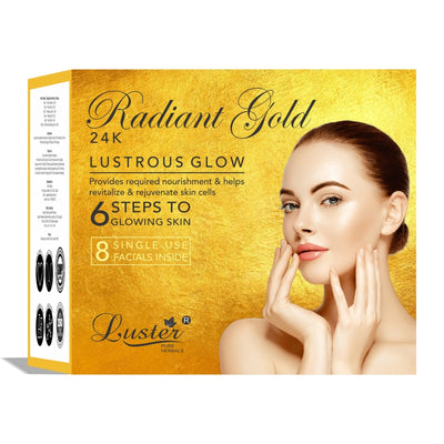 Luster 24k Radiant Gold Lustrous Glow Facial Kit – 320ml