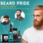 Men's Grooming Combo Beard Oil, Face & Beard Wash, Hair Wax by Man Pride Brand Co.