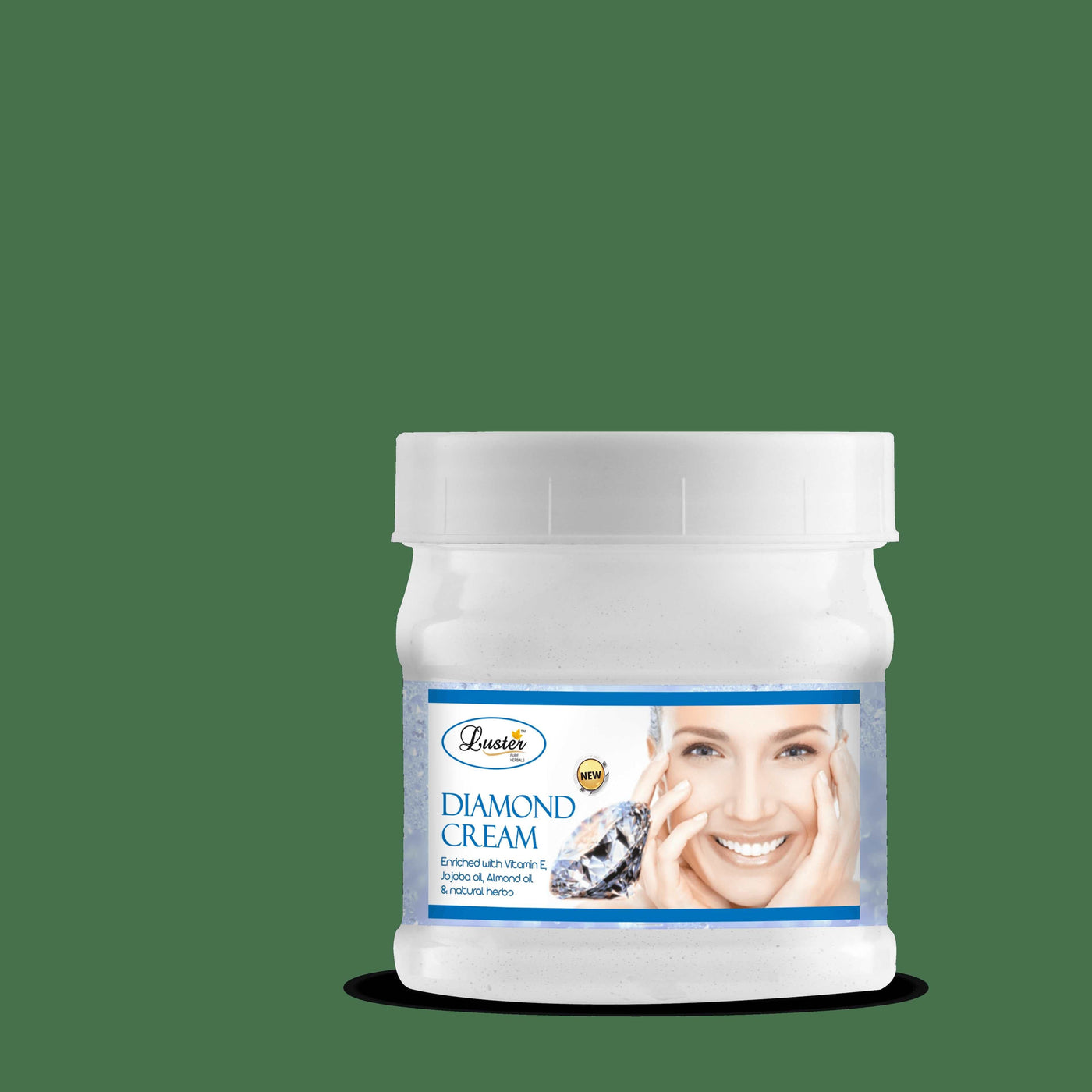 Luster Diamond Facial Massage Cream (Paraben & Sulfate Free)-500ml - Luster Cosmetics