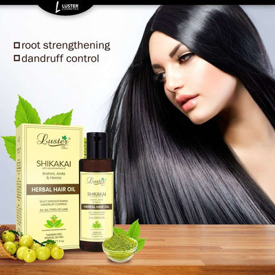 Luster Shikakai Herbal Hair Oil (Paraben & Mineral Oil Free)-110 ml.